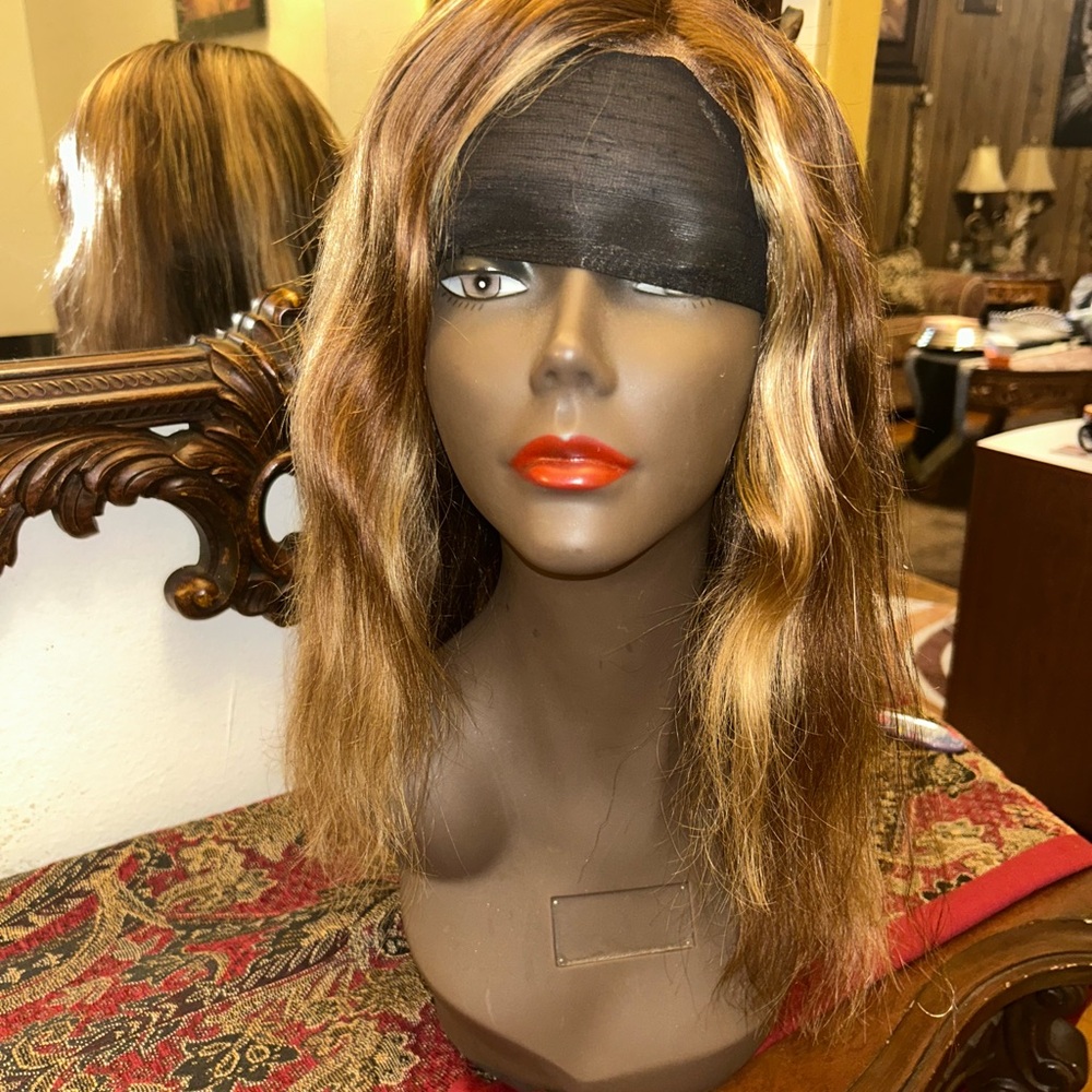 Stylish Brown and Blonde Wig